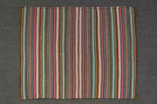 5x5 Vintage Traditional Flat Tribal Wool Kilim Handmade Oriental Area Rug Carpet - Picture 2 of 9