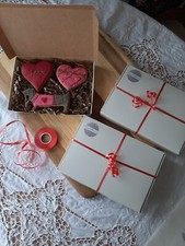 10 White A5 Gift Boxes Letterbox Gifts Iced Biscuits Cookies Wedding Favours