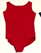 Theatricals Dancewear Leotard Bodysuit Lining Pinched Back TH5556 Red New Women