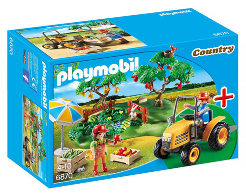 Pièce De Rechange Playmobil Vintage - Tracteur 6870 Pour Ferme, Occasion