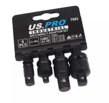 US PRO Industrial 4pc Impact Adaptor Set Step Up Step Down Converter 7553