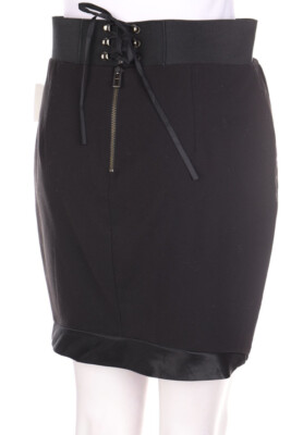 AX ARMANI EXCHANGE Skirt Lacing S black