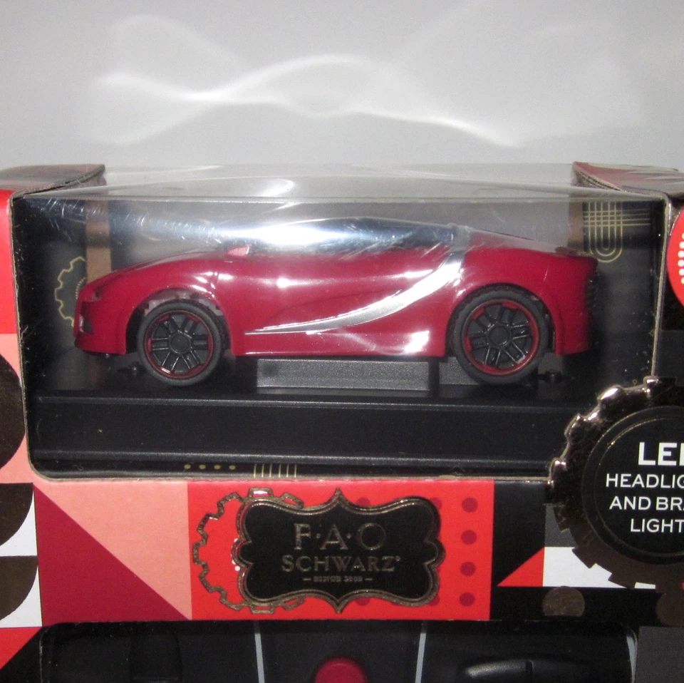 FAO Schwarz Sports Italia Car remote control car with lights NEW toy - Image 2 of 4