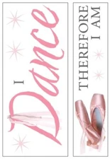 Paper House WA-1008E 2-Pack Sticky Pix Wall Mini Murals Sticker, Dance