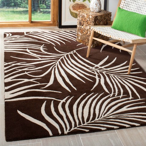 Geometric Transitional Oriental Area Rug Hand-tufted Wool Home Decor 8x10 Carpet - Picture 6 of 6