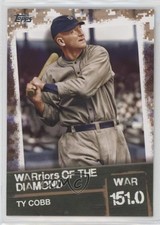 2020 Topps Warriors of the Diamond Gold 41/50 Ty Cobb #WOD-13 HOF 08v9