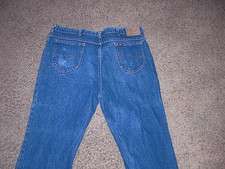 Vintage LEE blue cotton made in USA straight Jeans 44x32 (actual 42x30)