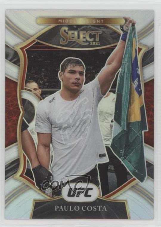 2021 Panini Select UFC Concourse Silver Prizm Paulo Costa #69 12xy