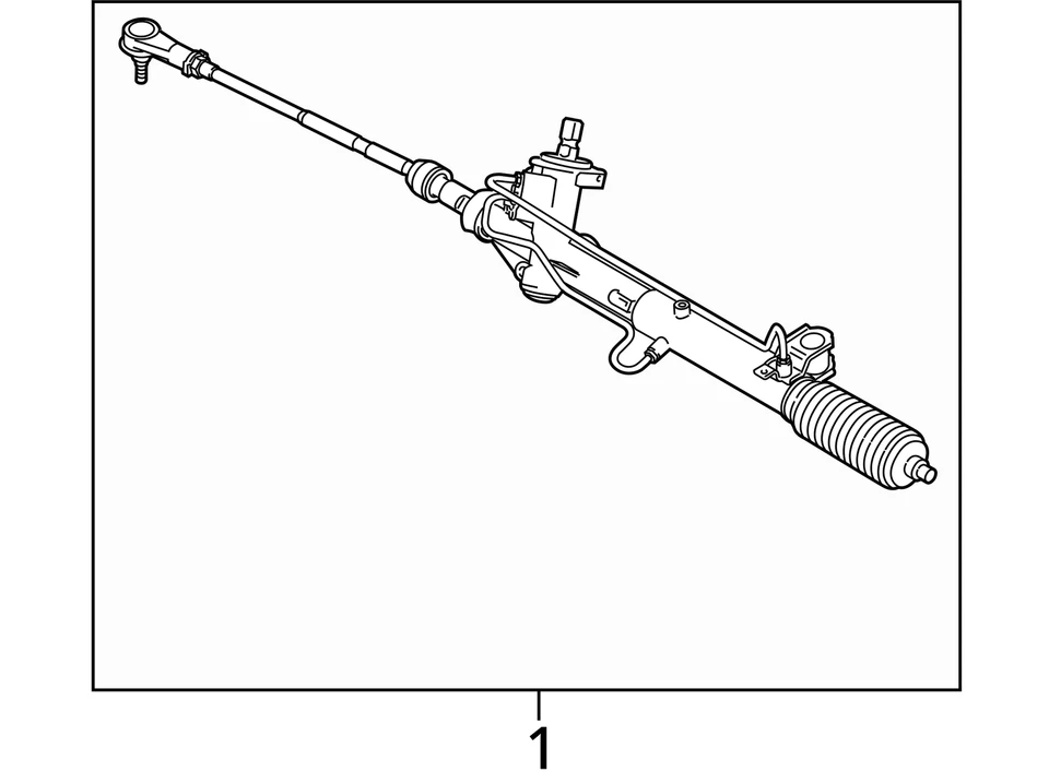 2010 - 2013 福特 Transit Connect 转向齿轮架和小齿轮 RDDJR — 第 3/3 张图片