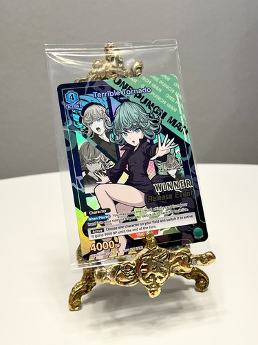 Union Arena One Punch Man Release Event Winner card Terrible Tornado OPM-1-51 - Bild 1 von 3