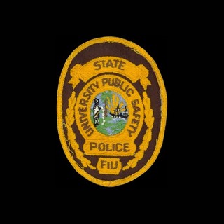VTG FIU Florida International University Public Safety POLICE PATCH Cheesecloth