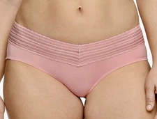 WARNERS No Pinching No Problems Lace Rose Pink Hipster Panty Womens Sz S 5