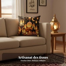Housse de coussin lune