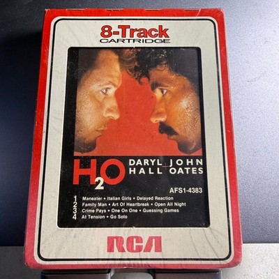 Daryl Hall & John Oates H2O 8-track Tape Factory Sealed 1982 AFS-4383 Maneater