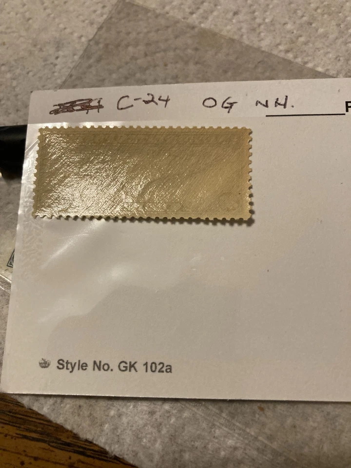US Mint OG NH C-24 Air Mail OG NH Well Centered - Image 2 of 2