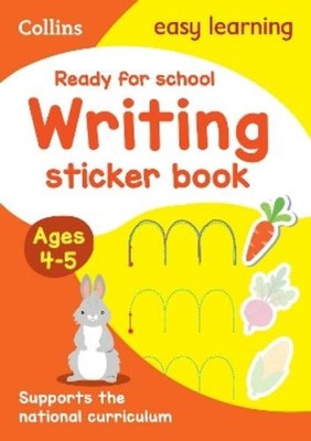 Ready for school: writing Sticker Book Ages 4-5 (Paperback) Easy Learning