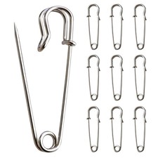 Large Safety Pins Fasteners Stainless Steel Heavy Duty Craft Kilt Blanket 50mm