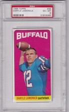 1965 Topps Football, Daryle Lamonica #36, PSA-6  (Huge selection of 1965 FB PSA)
