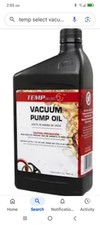 Temp Select Vacuum Pump Oil 32oz   9083
