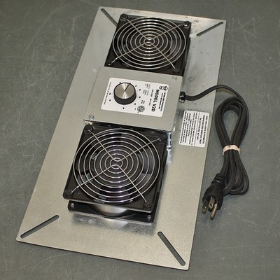 Tjernlund Crawl Space Ventilator Fan V2D, 120V AC, 220 cfm Exhaust, 18'' x 9''