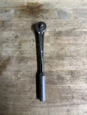 VINTAGE J.H. Williams 1/2" Drive S-52 Super Ratchet MADE IN USA KNURLED HANDLE