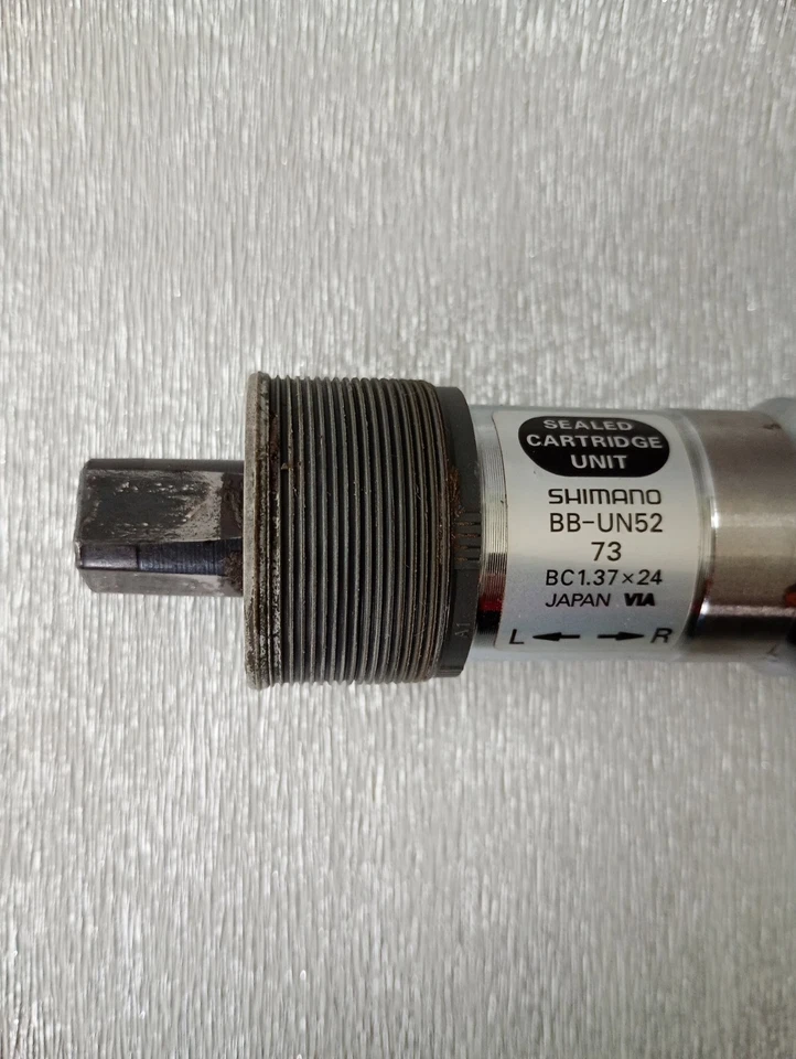 SHIMANO BB-UN52 73mm x 115mm BOTTOM BRACKET Square Taper Retro Mtb Bike z871 - Image 2 of 4