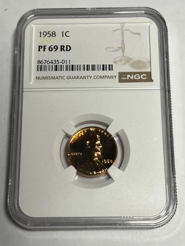 1958 Lincoln Wheat Cent — photo from another recent sale