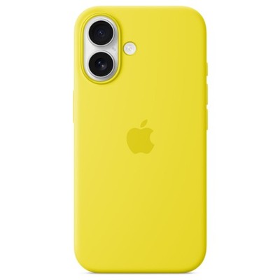 Original Apple iPhone 16 Silikon Case MYY73ZM/A Hülle MagSafe in Sternfrucht OVP