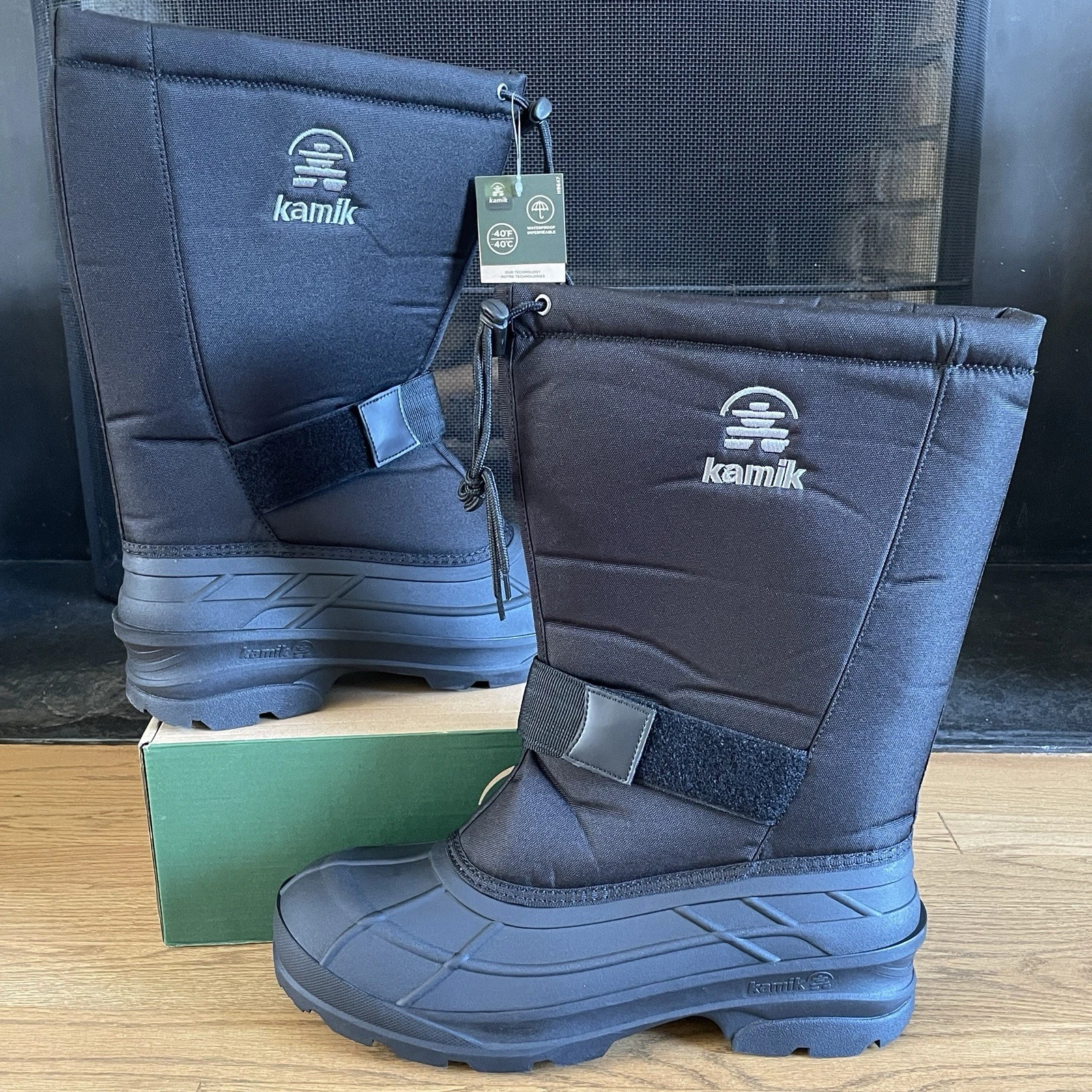 KAMIK Greenwood Wide Width Sz 13 Men Waterproof Winter Boots