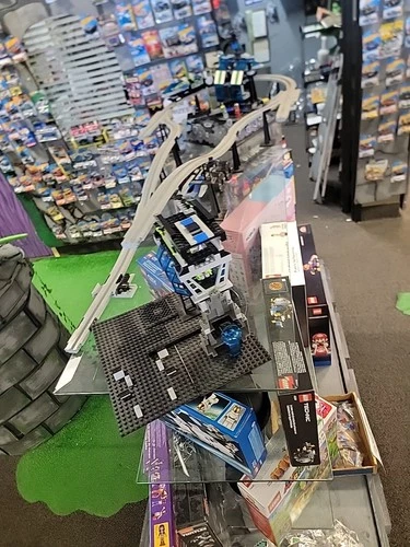 LEGO Space: Vintage 1994 Unitron Monorail Transport Base (6991) complete! Works!