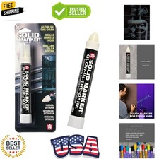 Glow-in-the-Dark Waterproof Paint Marker - Non-Toxic Fine Point for All Surfaces