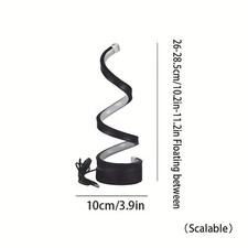 Table Lamps for Living Room,Modern Spiral Dimmable LED Table Lamp, Small Bedside