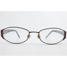 Ellen Tracy Borealis Wine Oval Eyeglass Frames 53-18-135 Burgundy Designer