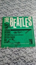 SIGNED 4x By THE BEATLES w/ Tony Sheridan & Their Guests AUTOGRAPHED John Lennon