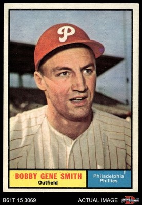 1961 Topps #316 Bobby Gene Smith Phillies 6 - EX/MT
