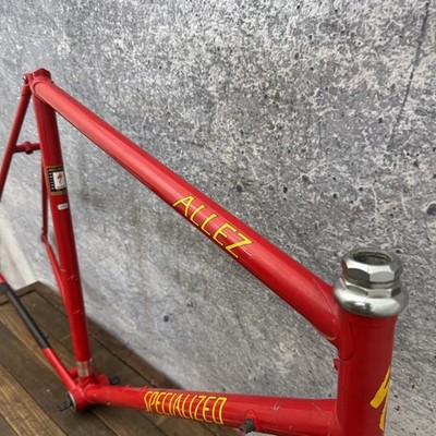 Vintage Specialized Allez Red Road Bike Frame 56cm 700c Steel
