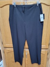 NWT 44 Black Tapered Leg Ankle Dress Slacks By: By  By. sz 10