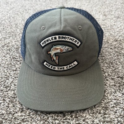 Howler Bros Hat Trout Bolt Unstructured Logo Mesh Trucker Fishing Outdoor Cap