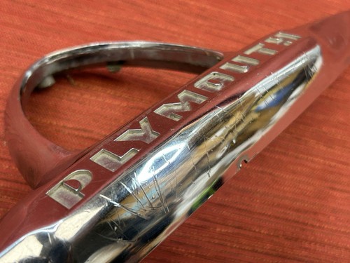 1946-1948 Plymouth Sedan Trunk chrome Ornament Bezel Tail Light Mopar #1148894 - Picture 11 of 22