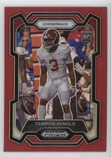 2024 Panini Prizm Draft Picks Red Prizm /299 Terrion Arnold #116 Rookie RC
