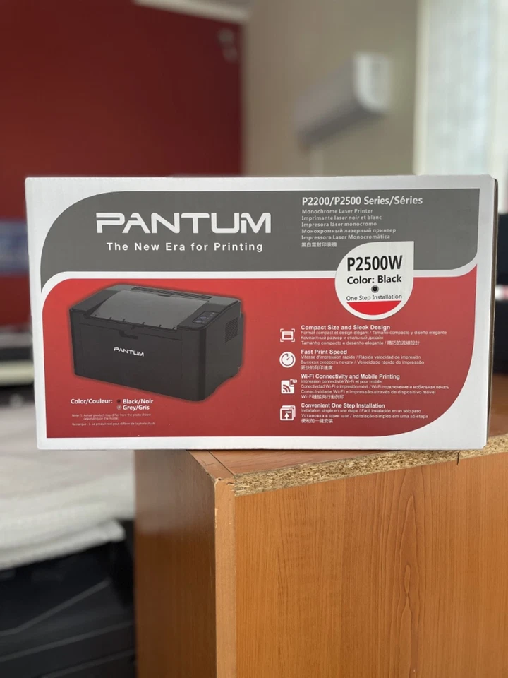 Pantum P2500W mono laser A4 printer - Image 2 of 4