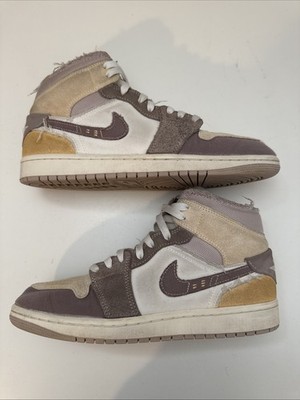 Jordan 1 Mid SE Craft Men's Athletic Shoes Taupe Haze, Size 8.5, DM9652-102