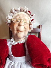 Vintage "Rockin' Granny Claus" The Heritage Signature Collection Porcelain