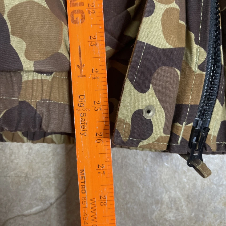 Abrigo de Caza Camuflado Field Stream De Colección Hombres 2XL Chaqueta con Capucha Doble Forrada Impermeable Foto 4 de 4