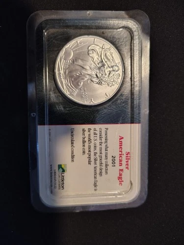 2001 1 oz Silver American Eagle (Brilliant Uncirculated, Un Opened)