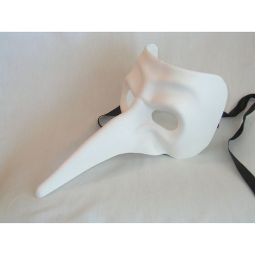 UNPAINTED BLANK "NASONE GREZZA" VENETIAN MASKS NOSE - Picture 1 of 1