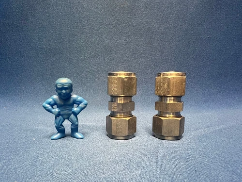 Parker 8SC8-316 Stainless Steel 1/2" Union Tube A-LOK Fitting *LOT OF 2