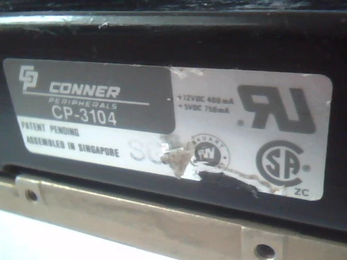Hard Drive IDE Disk Conner Peripherals CP-3104 STO04