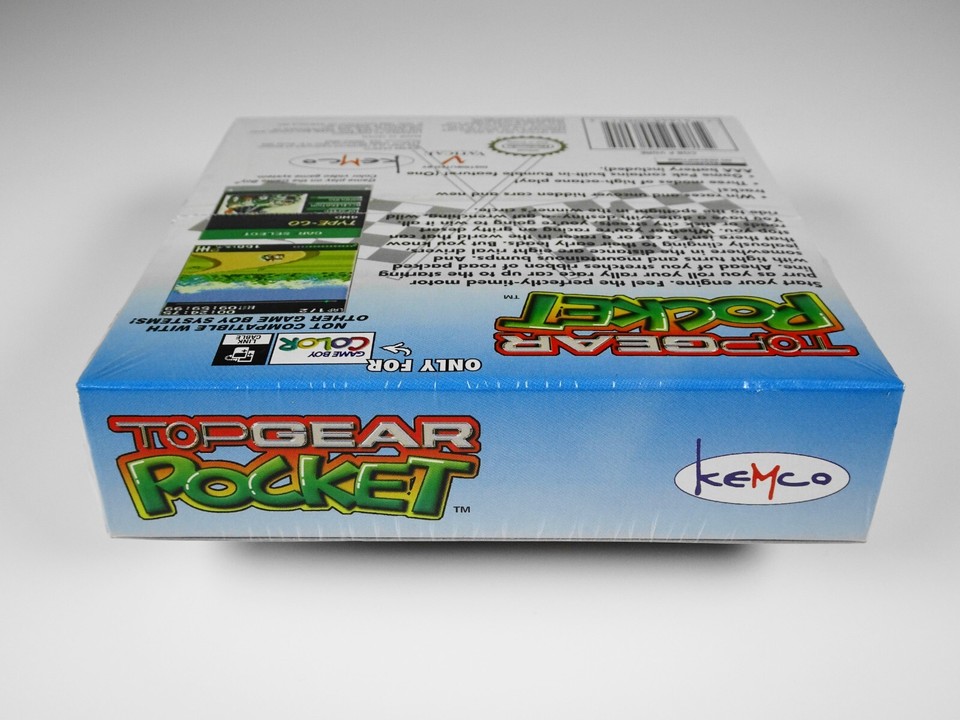 TOP GEAR POCKET 🛻💨 (Nintendo Game Boy Color) GBC CIB NEW SEALED 🚙 ULTRA