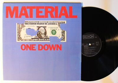 Material One Down EU LP 1982 Top! Funk Electro Nona Hendryx Bill Laswell N.Rodge